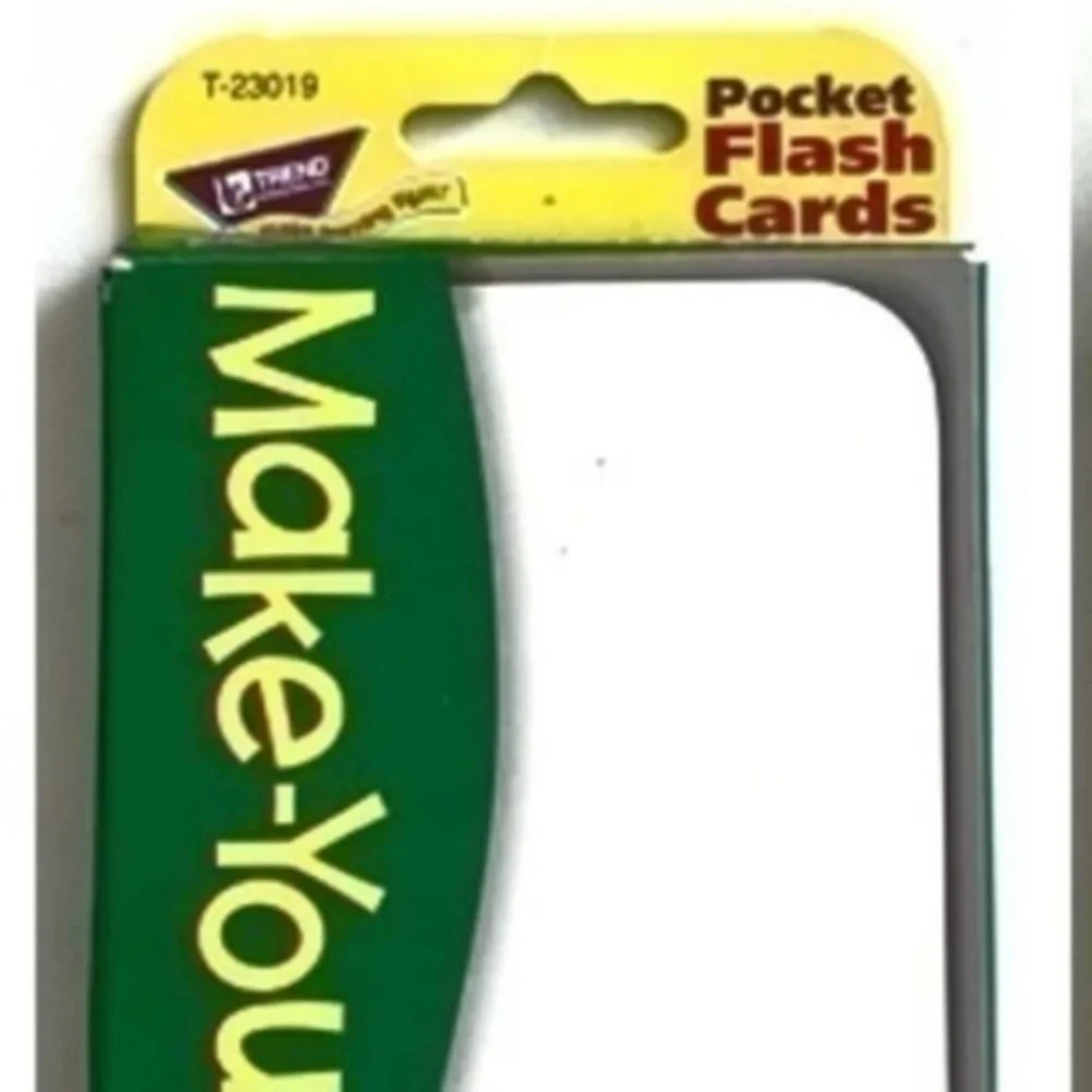 5 for $25! Make Your Own Flash Cards!